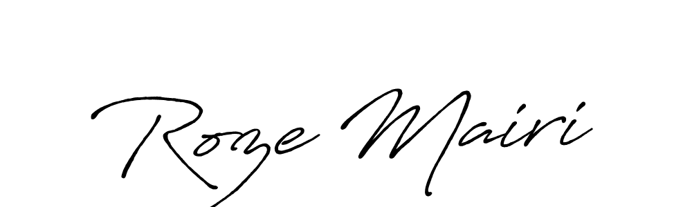 It looks lik you need a new signature style for name Roze Mairi. Design unique handwritten (Antro_Vectra_Bolder) signature with our free signature maker in just a few clicks. Roze Mairi signature style 7 images and pictures png