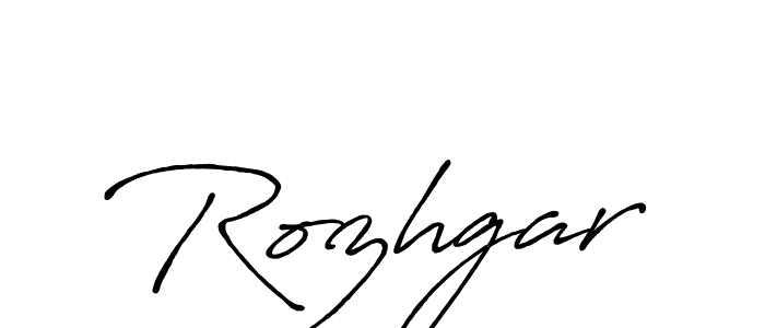 Also we have Rozhgar name is the best signature style. Create professional handwritten signature collection using Antro_Vectra_Bolder autograph style. Rozhgar signature style 7 images and pictures png
