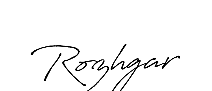 Also we have Rozhgar name is the best signature style. Create professional handwritten signature collection using Antro_Vectra_Bolder autograph style. Rozhgar signature style 7 images and pictures png