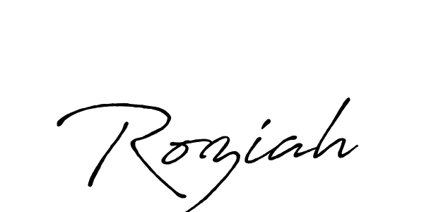You should practise on your own different ways (Antro_Vectra_Bolder) to write your name (Roziah) in signature. don't let someone else do it for you. Roziah signature style 7 images and pictures png