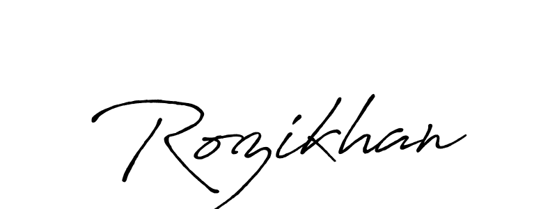 See photos of Rozikhan official signature by Spectra . Check more albums & portfolios. Read reviews & check more about Antro_Vectra_Bolder font. Rozikhan signature style 7 images and pictures png