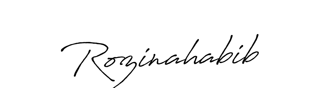 Also You can easily find your signature by using the search form. We will create Rozinahabib name handwritten signature images for you free of cost using Antro_Vectra_Bolder sign style. Rozinahabib signature style 7 images and pictures png