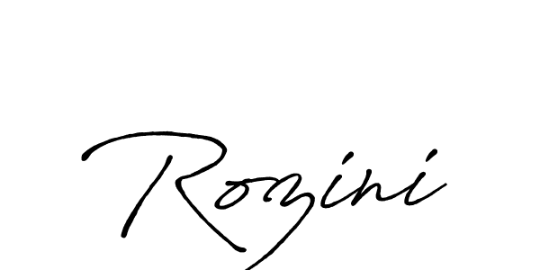 Also You can easily find your signature by using the search form. We will create Rozini name handwritten signature images for you free of cost using Antro_Vectra_Bolder sign style. Rozini signature style 7 images and pictures png