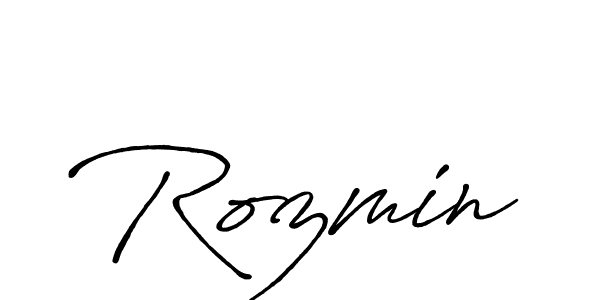 Here are the top 10 professional signature styles for the name Rozmin. These are the best autograph styles you can use for your name. Rozmin signature style 7 images and pictures png