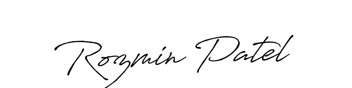 See photos of Rozmin Patel official signature by Spectra . Check more albums & portfolios. Read reviews & check more about Antro_Vectra_Bolder font. Rozmin Patel signature style 7 images and pictures png