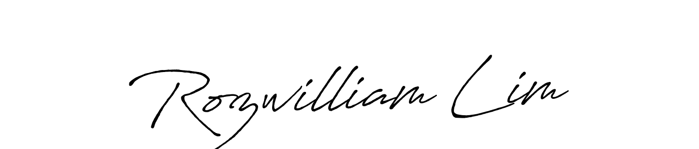 See photos of Rozwilliam Lim official signature by Spectra . Check more albums & portfolios. Read reviews & check more about Antro_Vectra_Bolder font. Rozwilliam Lim signature style 7 images and pictures png