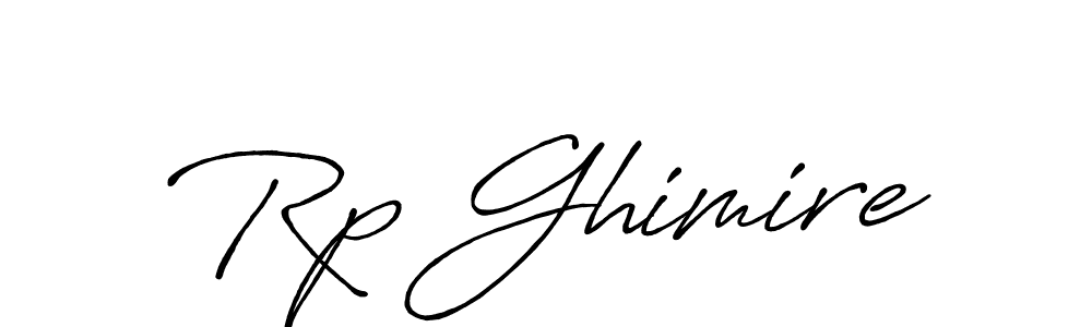 The best way (Antro_Vectra_Bolder) to make a short signature is to pick only two or three words in your name. The name Rp Ghimire include a total of six letters. For converting this name. Rp Ghimire signature style 7 images and pictures png