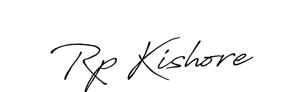 Rp Kishore stylish signature style. Best Handwritten Sign (Antro_Vectra_Bolder) for my name. Handwritten Signature Collection Ideas for my name Rp Kishore. Rp Kishore signature style 7 images and pictures png