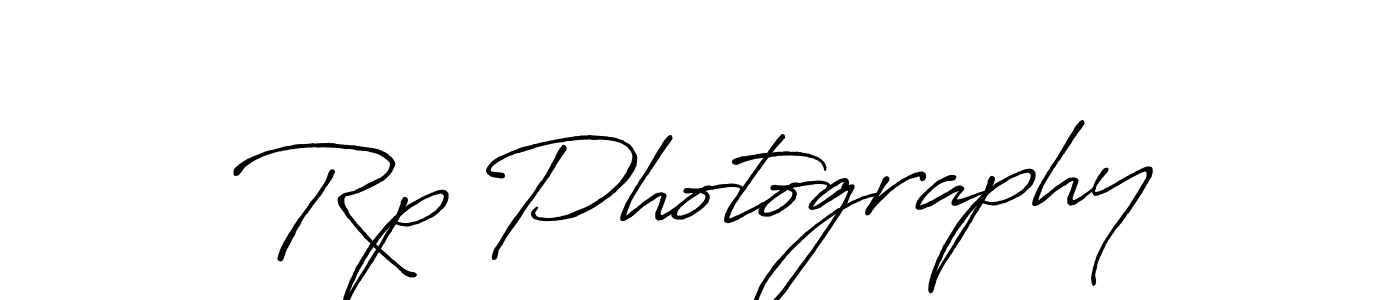 How to make Rp Photography signature? Antro_Vectra_Bolder is a professional autograph style. Create handwritten signature for Rp Photography name. Rp Photography signature style 7 images and pictures png
