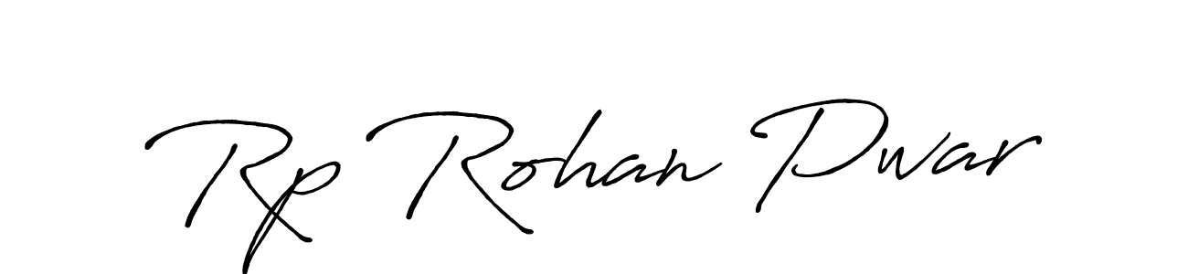 How to make Rp Rohan Pwar signature? Antro_Vectra_Bolder is a professional autograph style. Create handwritten signature for Rp Rohan Pwar name. Rp Rohan Pwar signature style 7 images and pictures png