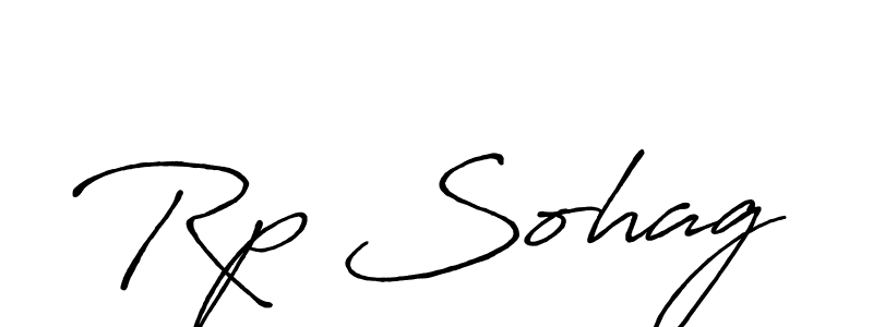 Also we have Rp Sohag name is the best signature style. Create professional handwritten signature collection using Antro_Vectra_Bolder autograph style. Rp Sohag signature style 7 images and pictures png