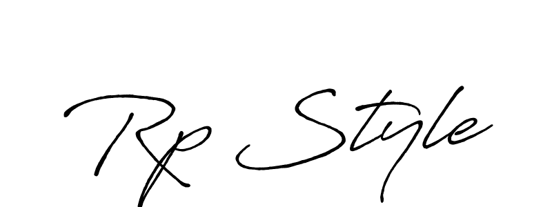 Rp Style stylish signature style. Best Handwritten Sign (Antro_Vectra_Bolder) for my name. Handwritten Signature Collection Ideas for my name Rp Style. Rp Style signature style 7 images and pictures png