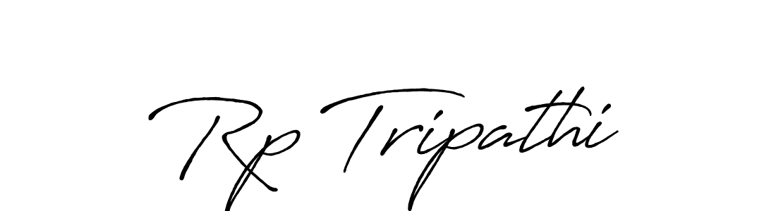 Use a signature maker to create a handwritten signature online. With this signature software, you can design (Antro_Vectra_Bolder) your own signature for name Rp Tripathi. Rp Tripathi signature style 7 images and pictures png