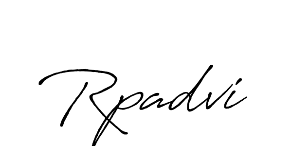 Similarly Antro_Vectra_Bolder is the best handwritten signature design. Signature creator online .You can use it as an online autograph creator for name Rpadvi. Rpadvi signature style 7 images and pictures png