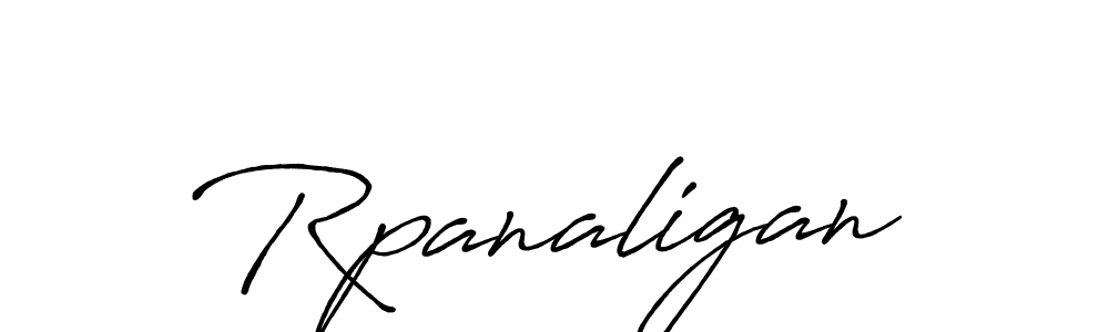 How to make Rpanaligan signature? Antro_Vectra_Bolder is a professional autograph style. Create handwritten signature for Rpanaligan name. Rpanaligan signature style 7 images and pictures png