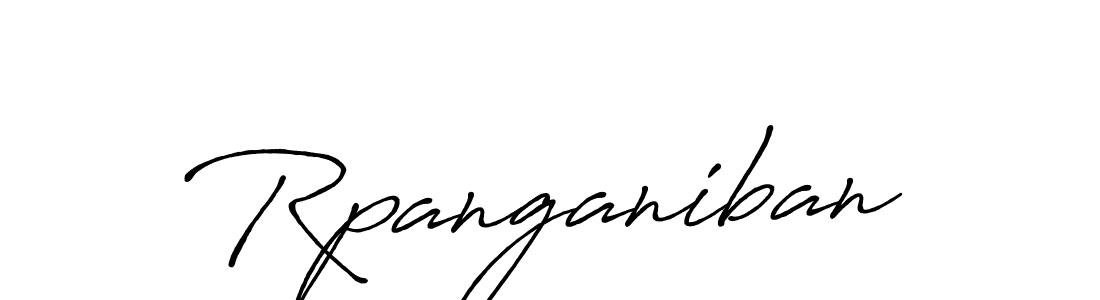 Also we have Rpanganiban name is the best signature style. Create professional handwritten signature collection using Antro_Vectra_Bolder autograph style. Rpanganiban signature style 7 images and pictures png