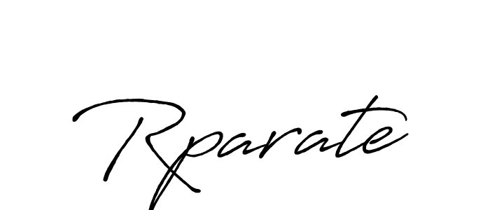 How to make Rparate signature? Antro_Vectra_Bolder is a professional autograph style. Create handwritten signature for Rparate name. Rparate signature style 7 images and pictures png