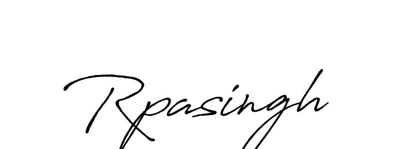 Make a beautiful signature design for name Rpasingh. With this signature (Antro_Vectra_Bolder) style, you can create a handwritten signature for free. Rpasingh signature style 7 images and pictures png