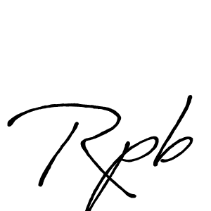 Use a signature maker to create a handwritten signature online. With this signature software, you can design (Antro_Vectra_Bolder) your own signature for name Rpb. Rpb signature style 7 images and pictures png