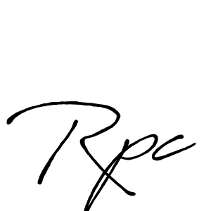 It looks lik you need a new signature style for name Rpc. Design unique handwritten (Antro_Vectra_Bolder) signature with our free signature maker in just a few clicks. Rpc signature style 7 images and pictures png