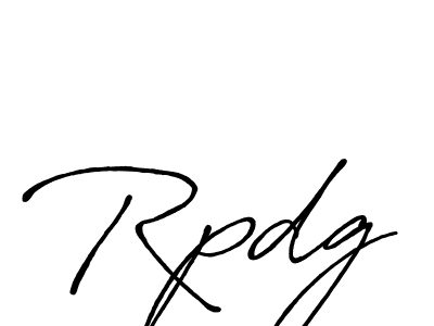 Make a beautiful signature design for name Rpdg. With this signature (Antro_Vectra_Bolder) style, you can create a handwritten signature for free. Rpdg signature style 7 images and pictures png