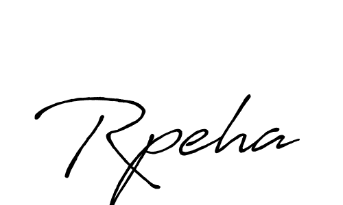 It looks lik you need a new signature style for name Rpeha. Design unique handwritten (Antro_Vectra_Bolder) signature with our free signature maker in just a few clicks. Rpeha signature style 7 images and pictures png