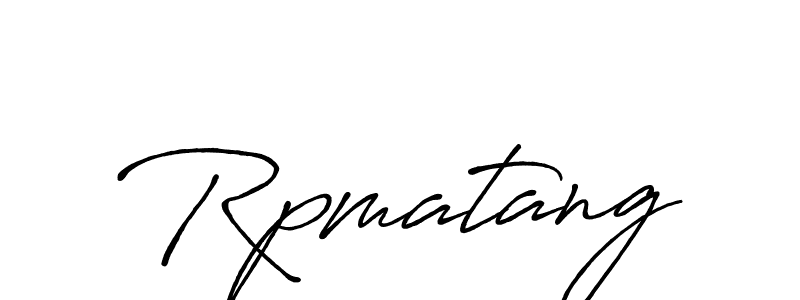 Similarly Antro_Vectra_Bolder is the best handwritten signature design. Signature creator online .You can use it as an online autograph creator for name Rpmatang. Rpmatang signature style 7 images and pictures png