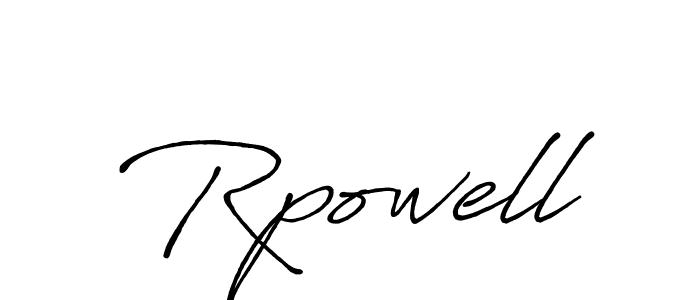 It looks lik you need a new signature style for name Rpowell. Design unique handwritten (Antro_Vectra_Bolder) signature with our free signature maker in just a few clicks. Rpowell signature style 7 images and pictures png