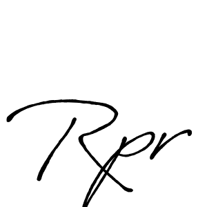 How to make Rpr signature? Antro_Vectra_Bolder is a professional autograph style. Create handwritten signature for Rpr name. Rpr signature style 7 images and pictures png