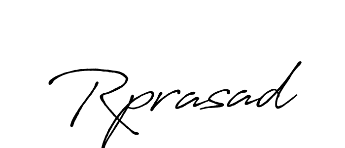 Make a beautiful signature design for name Rprasad. With this signature (Antro_Vectra_Bolder) style, you can create a handwritten signature for free. Rprasad signature style 7 images and pictures png