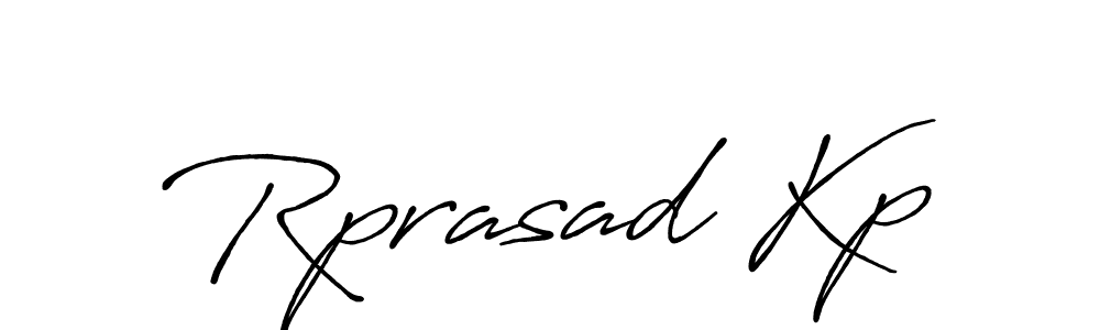 How to make Rprasad Kp signature? Antro_Vectra_Bolder is a professional autograph style. Create handwritten signature for Rprasad Kp name. Rprasad Kp signature style 7 images and pictures png