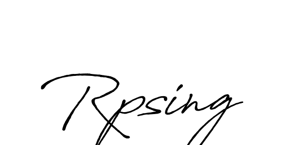 Also You can easily find your signature by using the search form. We will create Rpsing name handwritten signature images for you free of cost using Antro_Vectra_Bolder sign style. Rpsing signature style 7 images and pictures png