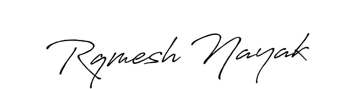 The best way (Antro_Vectra_Bolder) to make a short signature is to pick only two or three words in your name. The name Rqmesh Nayak include a total of six letters. For converting this name. Rqmesh Nayak signature style 7 images and pictures png