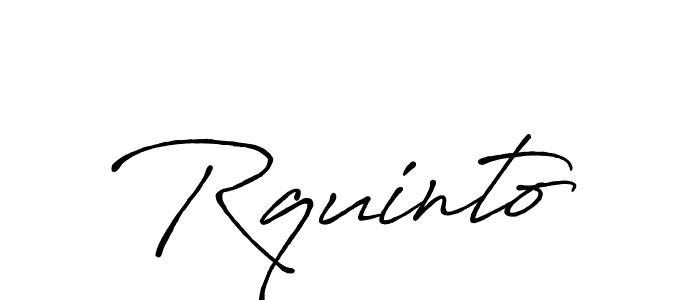 Also we have Rquinto name is the best signature style. Create professional handwritten signature collection using Antro_Vectra_Bolder autograph style. Rquinto signature style 7 images and pictures png