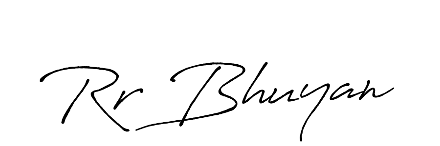 How to make Rr Bhuyan signature? Antro_Vectra_Bolder is a professional autograph style. Create handwritten signature for Rr Bhuyan name. Rr Bhuyan signature style 7 images and pictures png