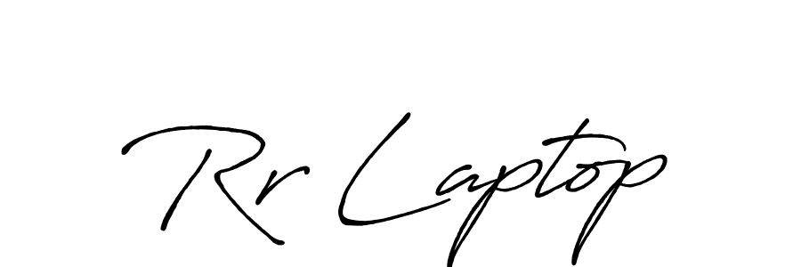 You should practise on your own different ways (Antro_Vectra_Bolder) to write your name (Rr Laptop) in signature. don't let someone else do it for you. Rr Laptop signature style 7 images and pictures png