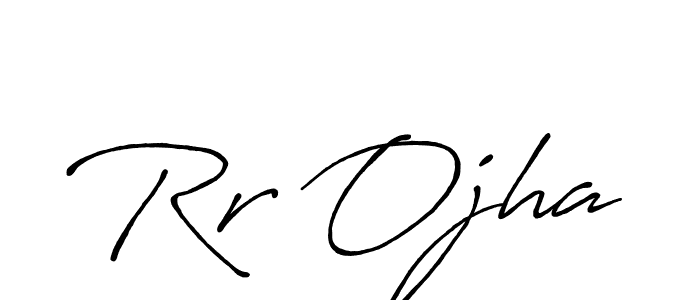 It looks lik you need a new signature style for name Rr Ojha. Design unique handwritten (Antro_Vectra_Bolder) signature with our free signature maker in just a few clicks. Rr Ojha signature style 7 images and pictures png