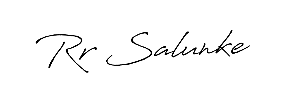 Make a beautiful signature design for name Rr Salunke. Use this online signature maker to create a handwritten signature for free. Rr Salunke signature style 7 images and pictures png