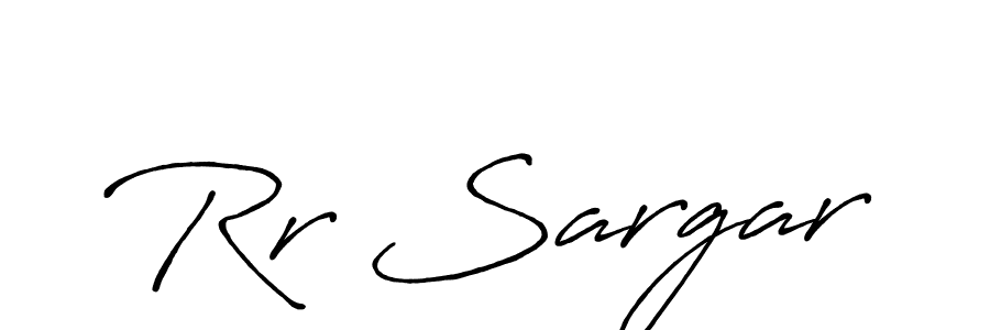 Also You can easily find your signature by using the search form. We will create Rr Sargar name handwritten signature images for you free of cost using Antro_Vectra_Bolder sign style. Rr Sargar signature style 7 images and pictures png