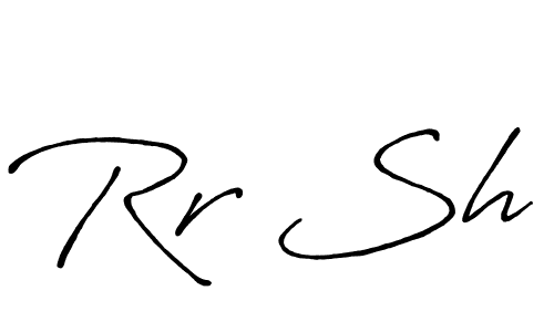 Similarly Antro_Vectra_Bolder is the best handwritten signature design. Signature creator online .You can use it as an online autograph creator for name Rr Sh. Rr Sh signature style 7 images and pictures png