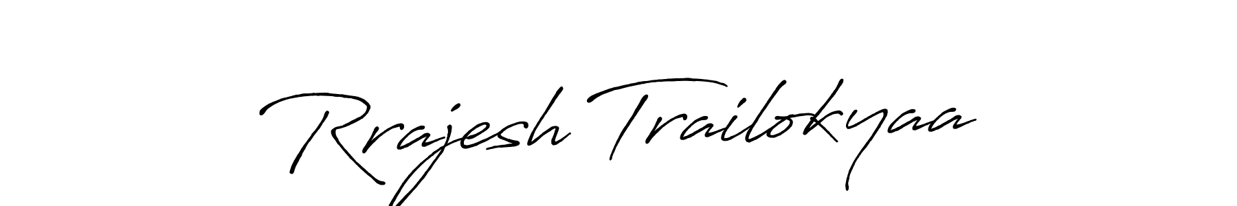 It looks lik you need a new signature style for name Rrajesh Trailokyaa. Design unique handwritten (Antro_Vectra_Bolder) signature with our free signature maker in just a few clicks. Rrajesh Trailokyaa signature style 7 images and pictures png