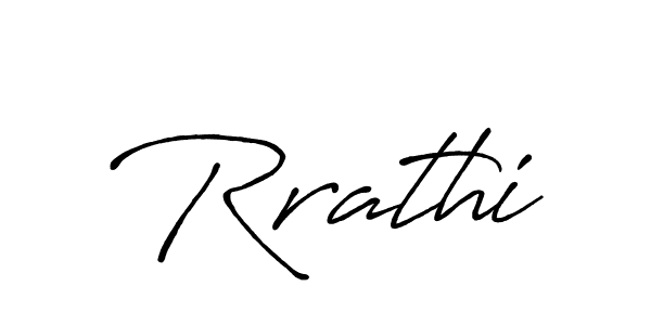 Design your own signature with our free online signature maker. With this signature software, you can create a handwritten (Antro_Vectra_Bolder) signature for name Rrathi. Rrathi signature style 7 images and pictures png