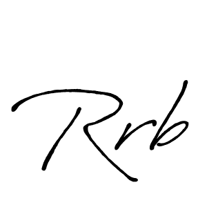 Rrb stylish signature style. Best Handwritten Sign (Antro_Vectra_Bolder) for my name. Handwritten Signature Collection Ideas for my name Rrb. Rrb signature style 7 images and pictures png