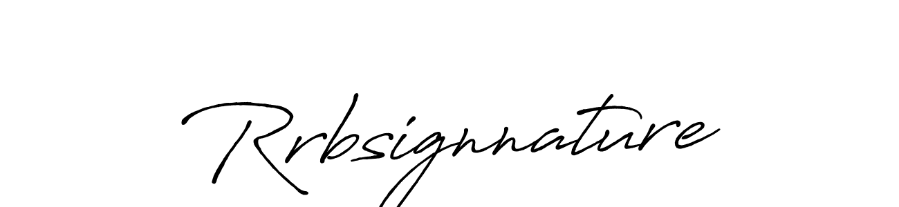 How to make Rrbsignnature signature? Antro_Vectra_Bolder is a professional autograph style. Create handwritten signature for Rrbsignnature name. Rrbsignnature signature style 7 images and pictures png