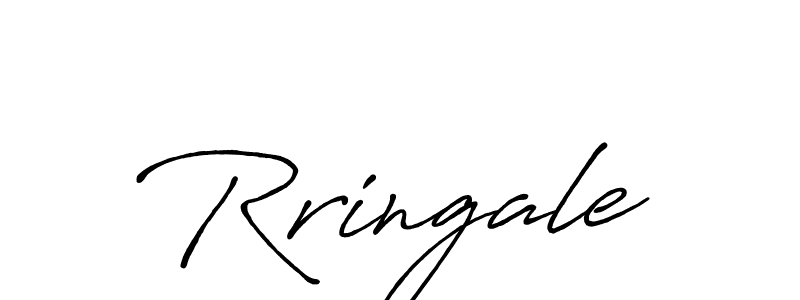How to make Rringale signature? Antro_Vectra_Bolder is a professional autograph style. Create handwritten signature for Rringale name. Rringale signature style 7 images and pictures png