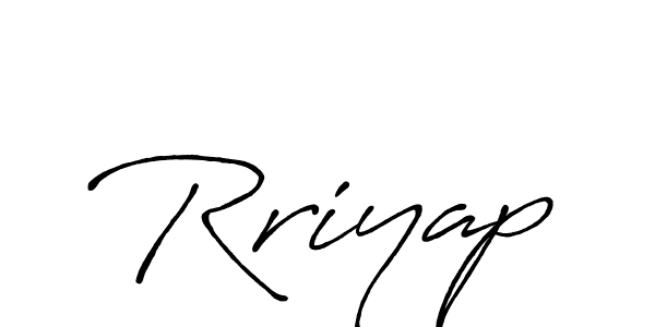 Create a beautiful signature design for name Rriyap. With this signature (Antro_Vectra_Bolder) fonts, you can make a handwritten signature for free. Rriyap signature style 7 images and pictures png