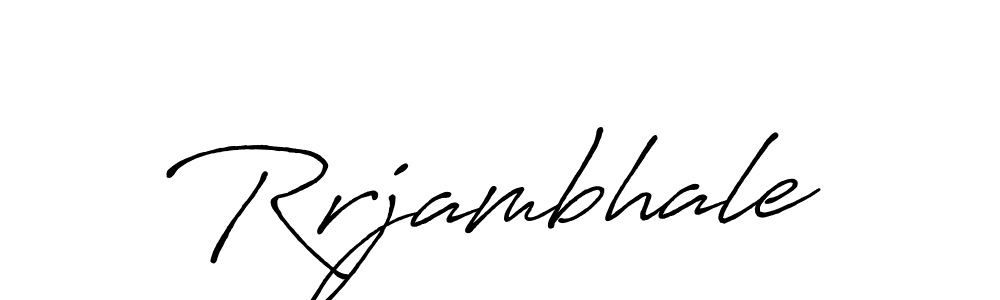 Similarly Antro_Vectra_Bolder is the best handwritten signature design. Signature creator online .You can use it as an online autograph creator for name Rrjambhale. Rrjambhale signature style 7 images and pictures png
