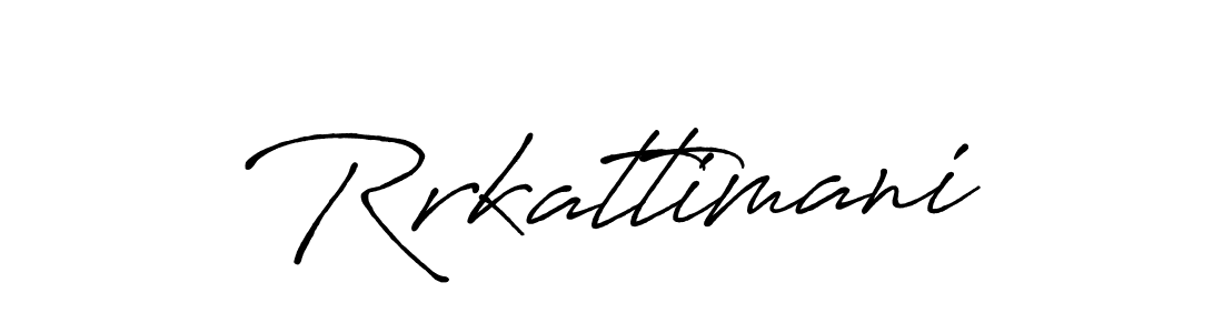 Design your own signature with our free online signature maker. With this signature software, you can create a handwritten (Antro_Vectra_Bolder) signature for name Rrkattimani. Rrkattimani signature style 7 images and pictures png