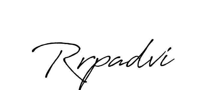 Design your own signature with our free online signature maker. With this signature software, you can create a handwritten (Antro_Vectra_Bolder) signature for name Rrpadvi. Rrpadvi signature style 7 images and pictures png