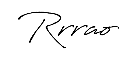 Style your name Rrrao with confidence using Antro_Vectra_Bolder signature design. Simple, elegant, and ready for immediate document use. Rrrao signature style 7 images and pictures png